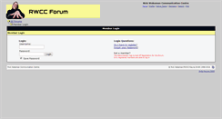Desktop Screenshot of forum.rwcc.com